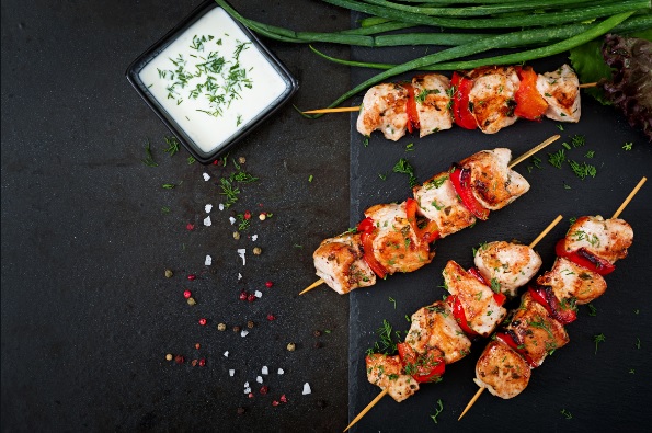 Brochettes de poulet