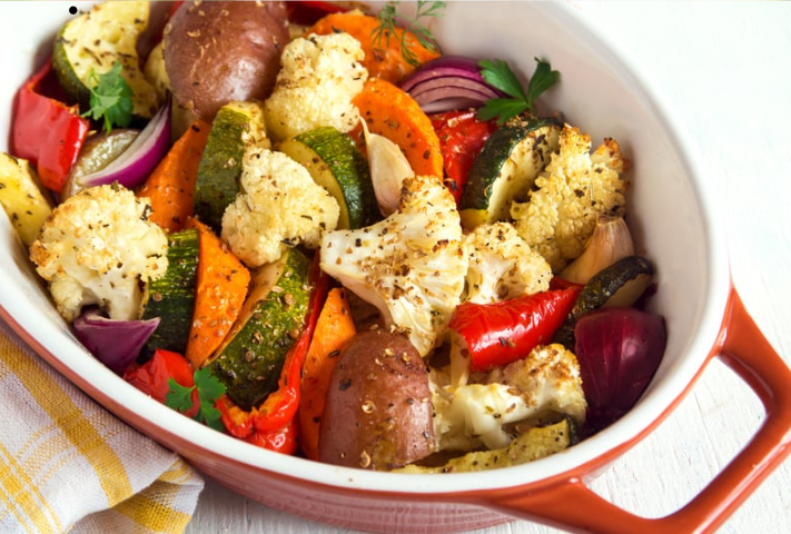 Légumes au four au poivre de Penja