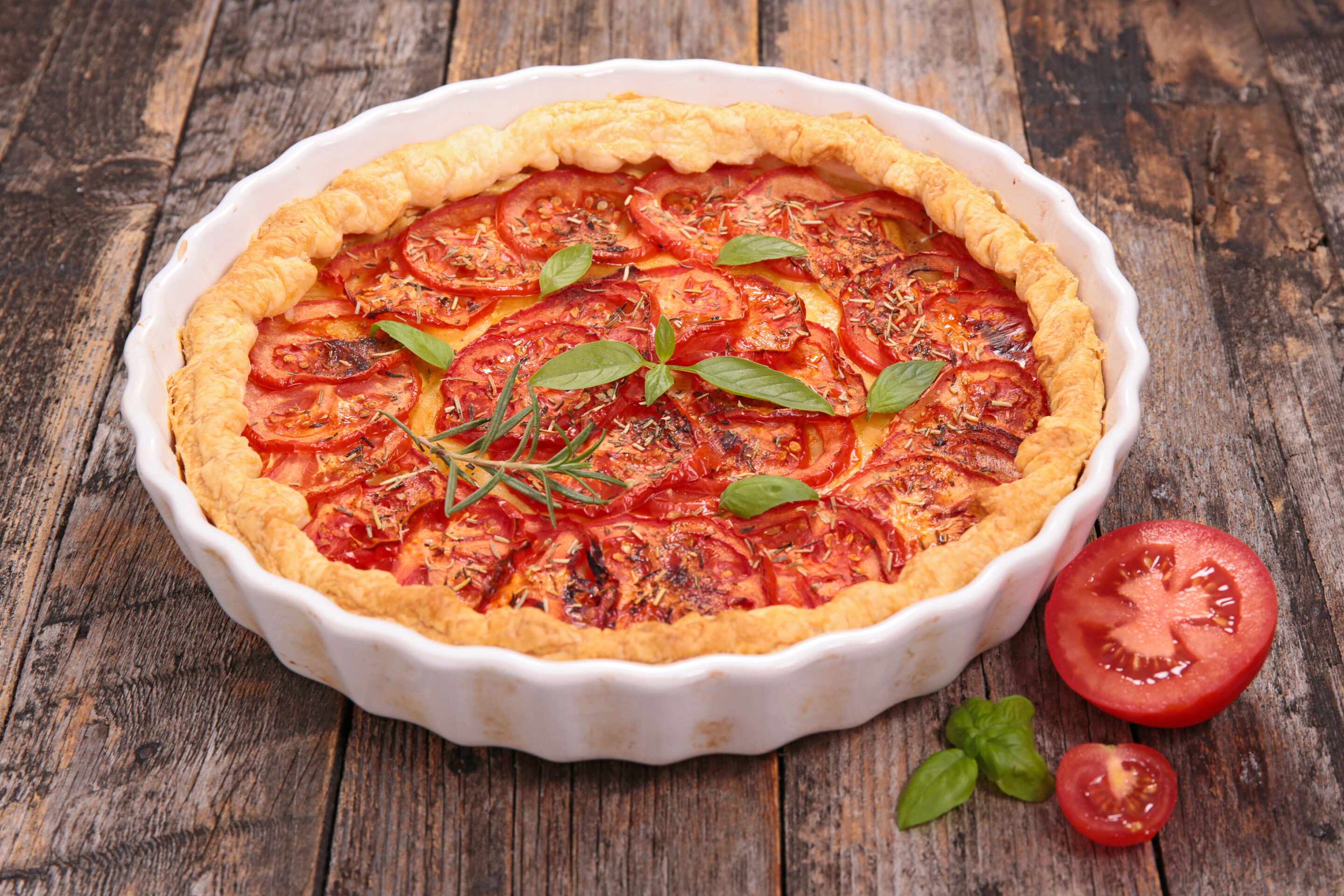 Tarte à la tomate